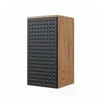 Vicco Badschrank, Anthrazit, Holzwerkstoff, 2 F&auml;cher, Rechteckig, 30x59x24 cm,