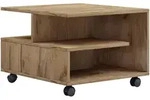 Mid.you Couchtisch Stango, Honigeiche, Holzwerkstoff, quadratisch, 50x40x50 cm,