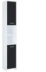 Mid.you Hochschrank, Wei&szlig;, Kunststoff, 30x180x30.4 cm, stehend, Badezimmer,
