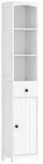Homcom Hochschrank, Wei&szlig;, Holz, 24x170.5x34 cm, Badezimmer,...