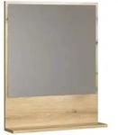 Trendteam Wandspiegel, Eiche, Holzwerkstoff, 60x74x14 cm, Badezimmer,