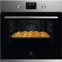 Electrolux EINBAUBACKOFEN Schwarz, Edelstahl 59.5x59.4x54.8 cm,