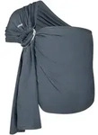 Hoppediz Babytragetuch, Dunkelgrau, Textil, 70x0.1x200 cm, Baby on Tour, Babytragen &
