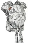 Hoppediz Babytrage, Hellgrau, Wei&szlig;, Textil, 26.5x7.2x38.5 cm, SGS-gepr&uuml;ft, Baby on