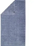 Cawoe Duschtuch, Blau, Textil, Grafikmuster, 80x150 cm, Badtextilien,...