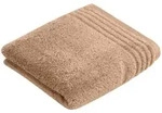 Vossen Handtuch Vienna Style Supersoft, Braun, Textil, Uni, 50x100 cm, Made in