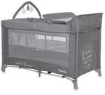 Lorelli Reisebett, Grau, Kunststoff, 69x127 cm, Babym&ouml;bel, Babybetten,...