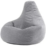 icon Sitzsack, Grau, Kunststoff, 200 L, 1-Sitzer, Freiform, 82x76x82 cm, Hergestellt