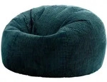 icon Sitzsack, Dunkelgr&uuml;n, Textil, 200 L, 1-Sitzer, Rund, 85x50x85 cm, Hergestellt