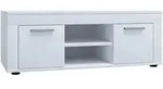 Mid.you Lowboard Usilo, Wei&szlig;, Kunststoff, 1 F&auml;cher, 102x37x45 cm, stehend,