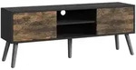[en.casa] Lowboard, Braun, Holz, 120x46.5x29.5 cm, Wohnzimmer, Wohnw&auml;nde, Lowboards,