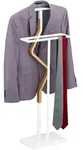 Relaxdays Herrendiener, Mehrfarbig, Metall, Holzwerkstoff, 48x107x20 cm,