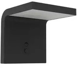 Eglo Solarleuchte, Schwarz, Wei&szlig;, Kunststoff, rechteckig, 14x14x14 cm,