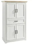 Livetastic Midischrank, Wei&szlig;, Eiche, Pinien, Holzwerkstoff, 4 F&auml;cher, 1