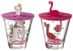 Leonardo Living Kinderbecher, Wei&szlig;, Pink, Kunststoff, Essen & Trinken, Gl&auml;ser,