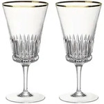 Villeroy & Boch Wasserkelche, Transparent, Gold, Glas, Essen & Trinken, Gl&auml;ser,