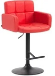 CLP Barhocker, Rot, Metall, 60x93x56 cm, Esszimmer, Barm&ouml;bel, Barhocker