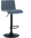 CLP Barhocker, Blau, Metall, 39x84x36 cm, Esszimmer, Barm&ouml;bel, Barhocker
