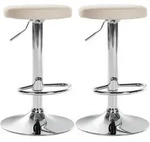 CLP Barhocker, Creme, Metall, 38.5x60x38.5 cm, Esszimmer, Barm&ouml;bel, Barhocker