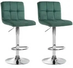 CLP Barhocker, Gr&uuml;n, Metall, 46x94x47 cm, Esszimmer, Barm&ouml;bel, Barhocker