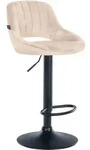 CLP Barhocker, Creme, Metall, 47x85x48 cm, Esszimmer, Barm&ouml;bel, Barhocker