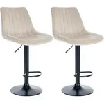 CLP Barhocker, Creme, Metall, 49.5x91x50 cm, Esszimmer, Barm&ouml;bel, Barhocker