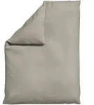 Schlafgut Bettdeckenbezug Knitted Jersey, Taupe, Textil, Uni, 155x220 cm, Textiles