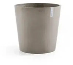 Ecopots Blumentopf, Taupe, Kunststoff, Beton Optik, Rund, 44.3 cm, Dekoration, Blumen