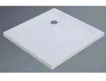 Duschtasse, Wei&szlig;, Kunststoff, 80x5.5x80 cm, Made in Europe, CE, Badezimmer, Baden &