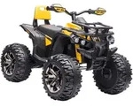 Homcom Elektro-Quad, Gelb, Metall, 65x73x100 cm, unisex, Spielzeug,...