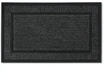 Astra FU&szlig;MATTE Border Star, Dunkelgrau, Textil, Struktur, 50x80 cm,