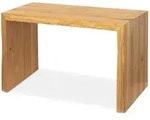 holz4home Massivholzbank, Eiche, Holz, Echtholz,Eiche, 80x45x40 cm, Esszimmer,