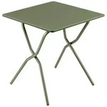 Lafuma Mobilier Gartenklapptisch, Waldgr&uuml;n, Metall, rechteckig, Rundrohr, X-Form,