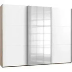 Mid.you Schwebet&uuml;renschrank Wimex Level 36 A, Wei&szlig;, Eiche, Holzwerkstoff, 6