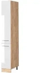 Vicco Apothekerschrank, Wei&szlig; Hochglanz, Honigeiche, Holzwerkstoff, 5 F&auml;cher, 2