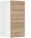 Vicco H&auml;ngeschrank, Sonoma Eiche, Wei&szlig;, Holzwerkstoff, 1 F&auml;cher, Rechteckig,