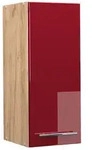 Vicco H&auml;ngeschrank, Bordeaux, Honigeiche, Holzwerkstoff, 3 F&auml;cher, Rechteckig,
