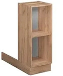 Vicco K&uuml;cheninsel, Honigeiche, Honigeiche, Holzwerkstoff, Rechteckig, 30x82x70...