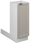 Vicco K&uuml;cheninsel, Grau, Wei&szlig;, Holzwerkstoff, Rechteckig, 30x82x70 cm,...