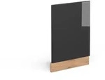 Vicco Frontblende, Schwarz Hochglanz, Honigeiche, Holzwerkstoff, Rechteckig,