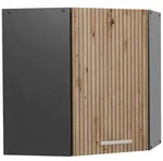 Vicco Eckh&auml;ngeschrank, Eiche Artisan, Anthrazit, Holzwerkstoff, 1 F&auml;cher,