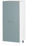 Vicco Vorratsschrank, Blaugrau, Wei&szlig;, Holzwerkstoff, 2 F&auml;cher, 1 Schubladen,
