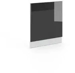 Vicco Frontblende, Schwarz Hochglanz, Wei&szlig;, Holzwerkstoff, Rechteckig,...