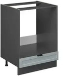 Vicco Herdumbauschrank, Hellblau, Anthrazit, Holzwerkstoff, 2 F&auml;cher, 1...