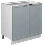 Vicco K&uuml;chenunterschrank, Hellblau, Wei&szlig;, Holzwerkstoff, 1 F&auml;cher,...