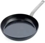 GreenPan Bratpfanne Evolution, Schwarz, Edelstahl, Metall, 0 L, rund,