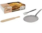 De Buyer Crepespfanne DE Buyer, Silber, Metall, kratzfest, Kochen, Pfannen,