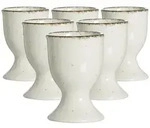 Ritzenhoff Breker Eierbecher, Beige, Keramik, 5x7x5 cm, Tischkultur & Servieren,