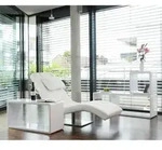 Livetastic Relaxliege, Wei&szlig;, Metall, 60x82x170 cm, Wohnzimmer, Sessel, Relaxliegen