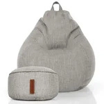 Green Bean Xxl-Sitzsack, Grau, Textil, F&uuml;llung: Styroporkugeln, Rund,...